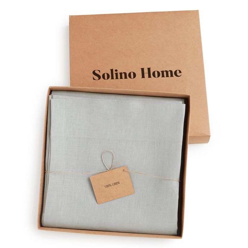Solino Home 100% Pure Linen Curtain | Linen for Thanksgiving, Christmas