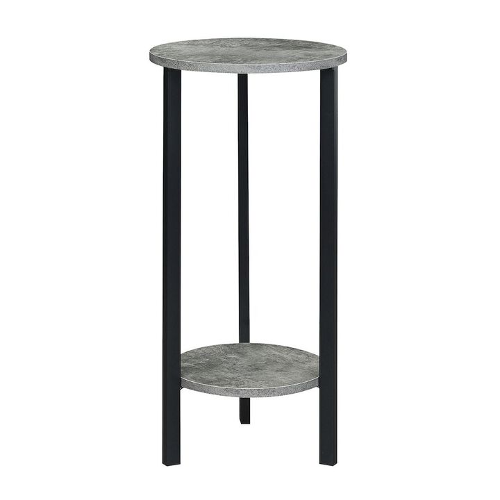 Convenience Concepts Graystone 31 inch 2 Tier Plant Stand