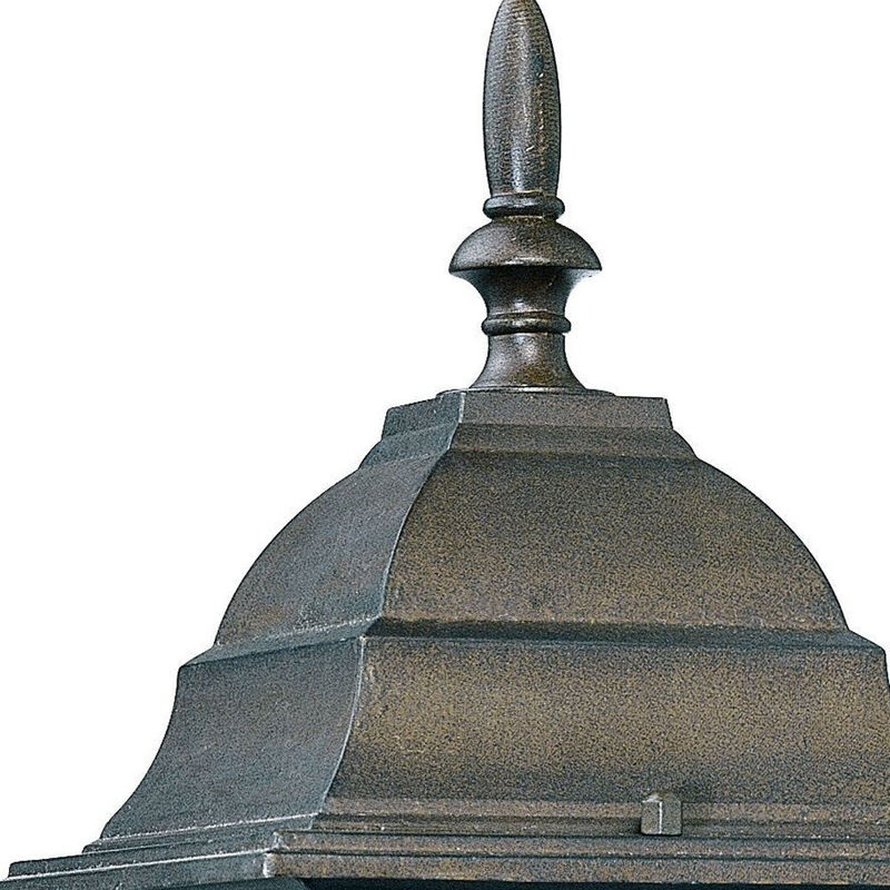 Hivvago Antique Brown Swing Arm Outdoor Wall Light