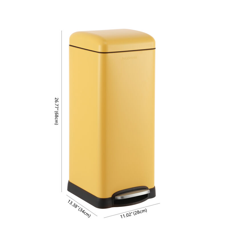 Betty Retro Step-Open Trash Can with Liners