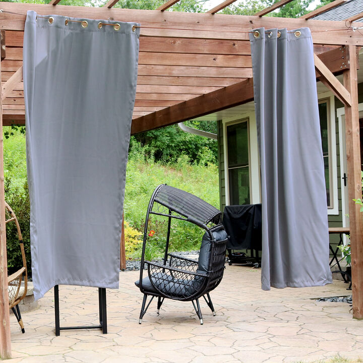 Sunnydaze Outdoor Blackout Curtain Panel - 52 in x 96 in
