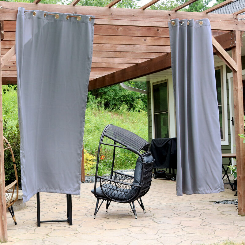 Sunnydaze Outdoor Blackout Curtain Panel - 52 in x 96 in