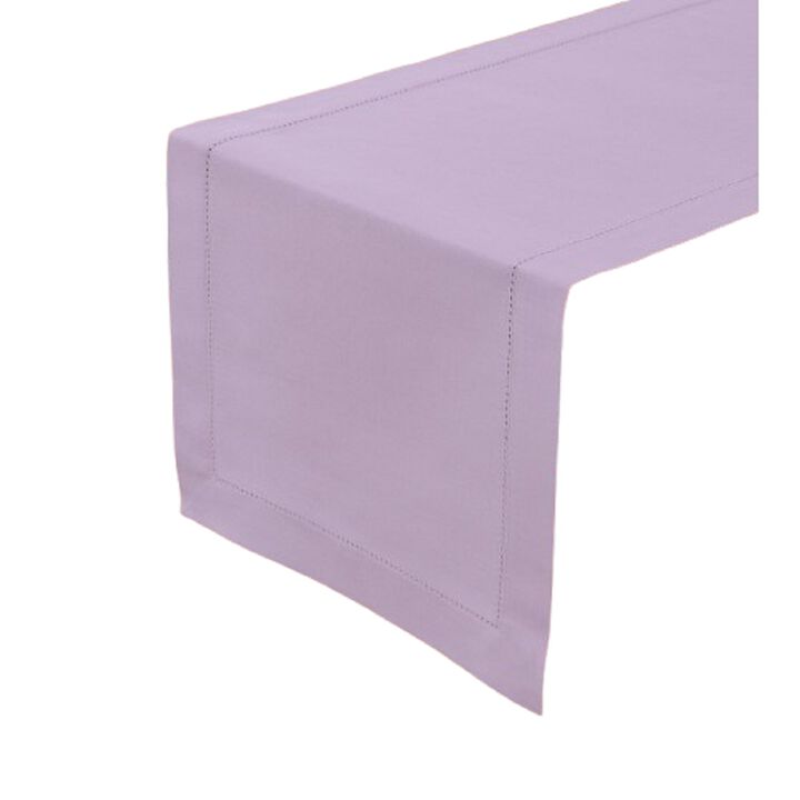 Solino Home Cotton Linen Hemstitch Table Runner