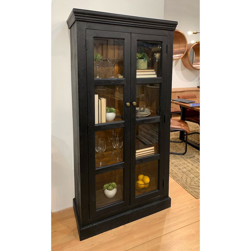 Alex Hamilton Peachtree 2-Door Mango Wood Cabinet