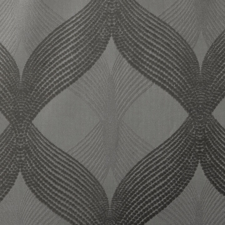 Gracie Mills Eirian Ogee Knitted Jacquard Total Blackout Curtain Panel - 50x95"