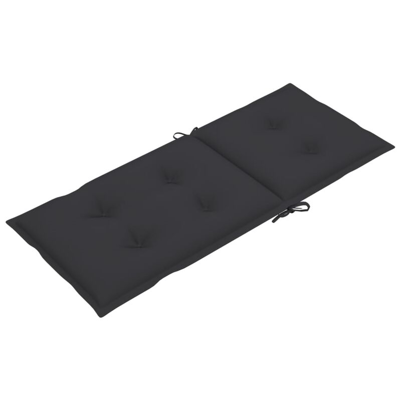 vidaXL Garden Chair Cushions 4 pcs Anthracite 47.2"x19.7"x2.8"