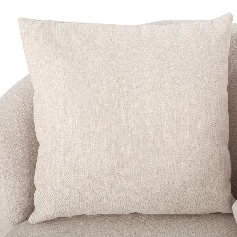 Modern Swivel Accent Chair with Pillows