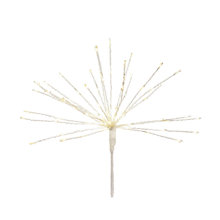 LED Starburst Tree Topper 15.5"W x 23.5"H 75 Lights UL Plug (Set of 2)