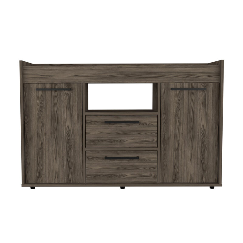 Capella 2-Drawer Sideboard Dark Walnut