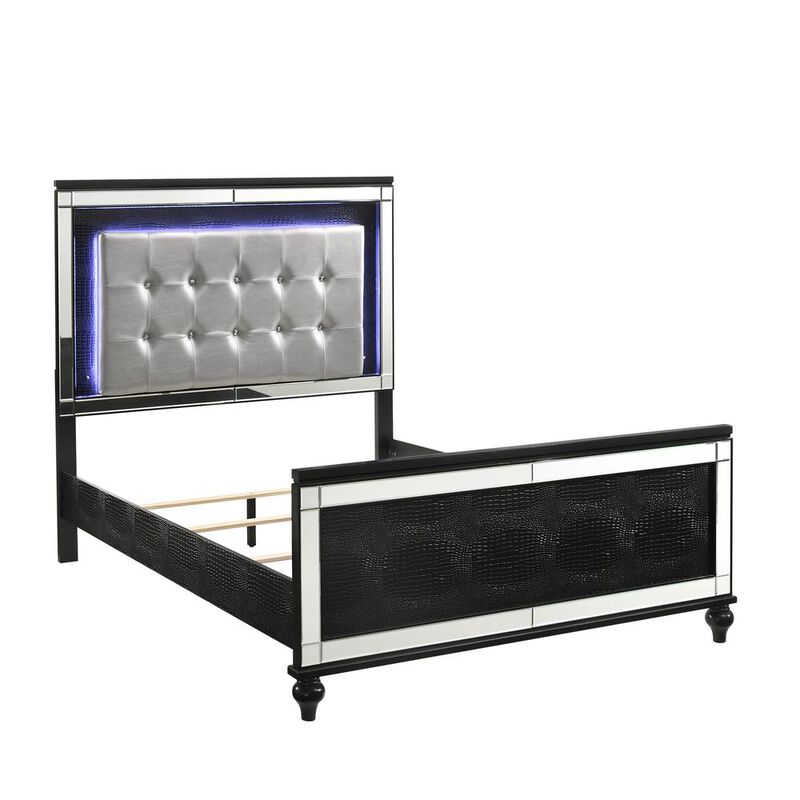 New Classic Furniture Valentino 4/6 Full Bed - Black