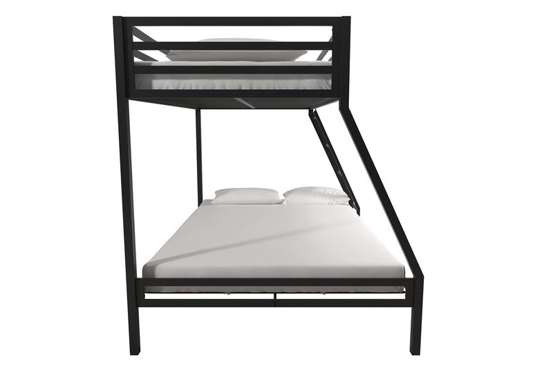Mainstays Premium Twin over Full Metal Bunk Bed, Black