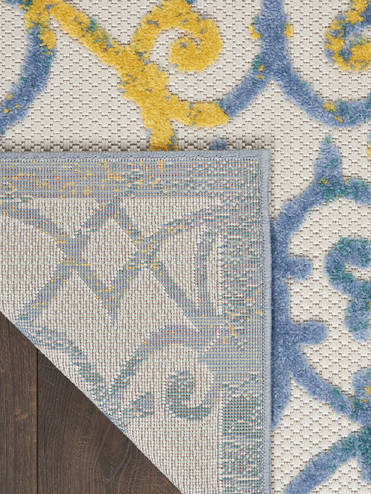 Aloha ALH21 Ivory/Blue 9' x 12' Rug