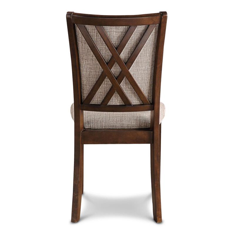 New Classic Furniture Furniture Amy 5-Piece Contemporary Wood Dining Set in Cherry
