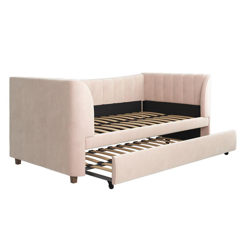 Little Seeds Valentina Upholstered Daybed with Trundle