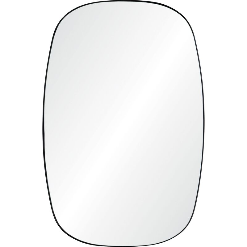 36" Clear Powder Coated Finished Framed Rectangular Wall Mirror