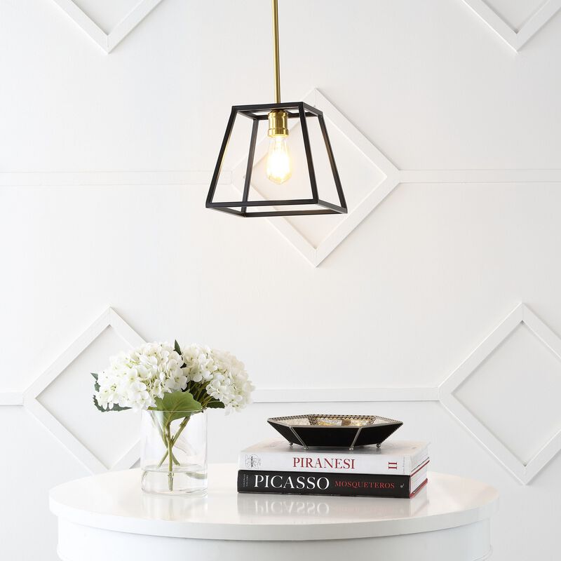 Girard 1-Light Farmhouse Industrial Iron LED Pendant