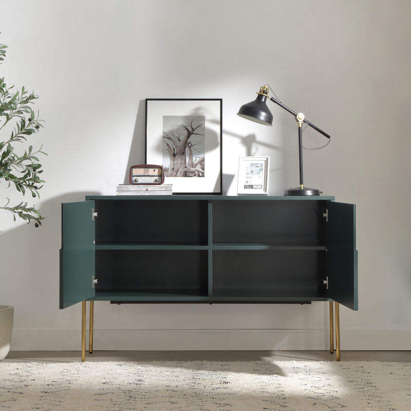 Modern Entertainment TV Stand Storage Cabinet Sideboard Buffet Table For Living Room Kitchen