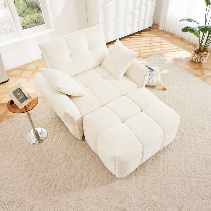 Merax Single Sofa Chair with 1 Ottoman