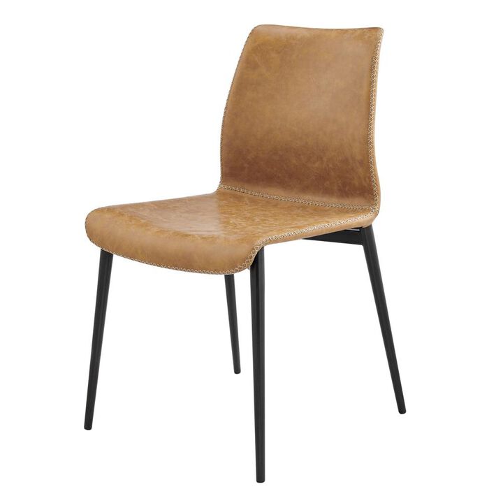 New Pacific Direct Jayden PU Dining Side Chair, (Set of 2)