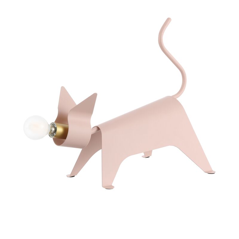 Penelope Modern Industrial Iron Feline LED Kids' Lamp