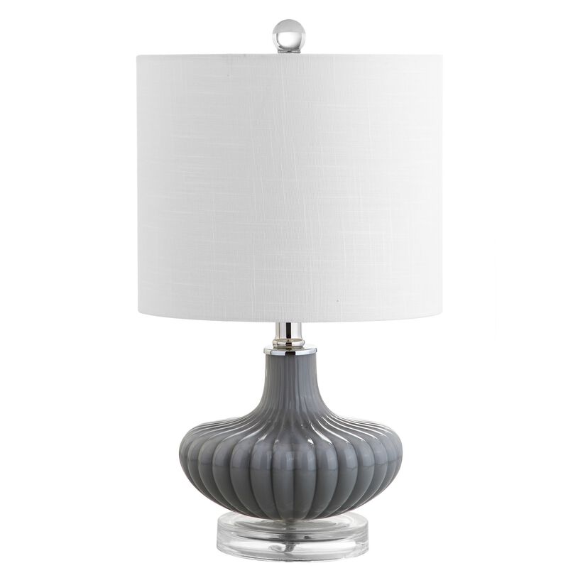 Kamille Glass and Lucite LED Table Lamp