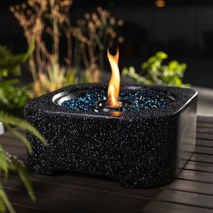 Mondawe Indoor and Outdoor Tabletop Fire Pit, Mini Fire Pit Smoke Free Fire Bowl