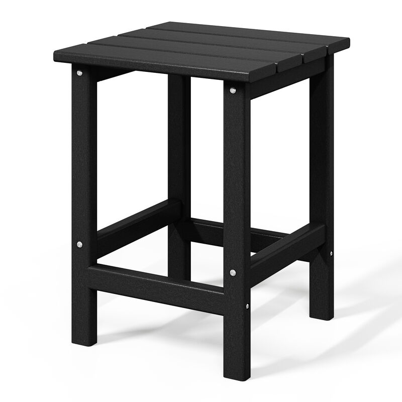 WestinTrends Westintrends 14" square outdoor Side table for Adirondack chair