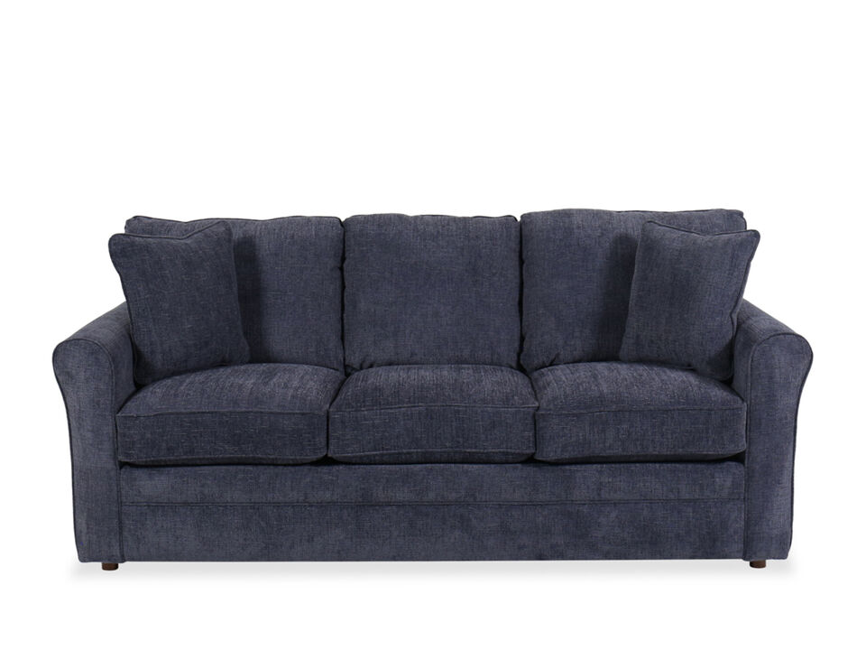 Leah Queen Sleep Sofa, Blue