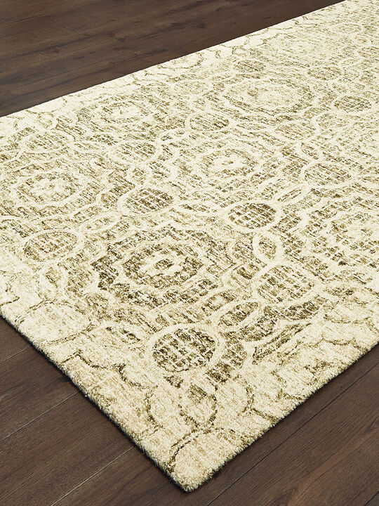 Tallavera 3'6" x 5'6" Green Rug