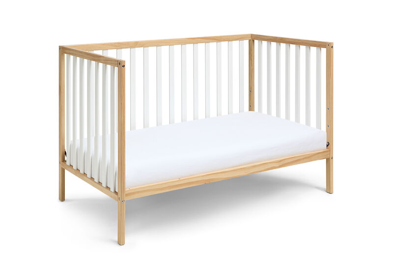 Baby Cache Deux Remi 3-in-1 Convertible Island Crib Natural/White