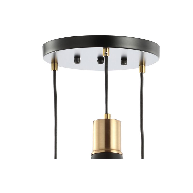 Apollo 3-Light Metal Cluster LED Pendant