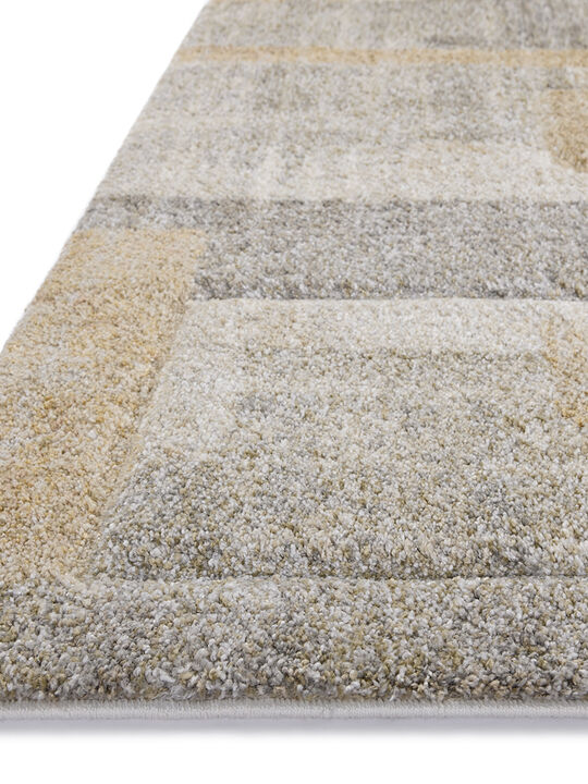 Silas SLA-06 Stone / Wheat 18" x 18" Sample Rug by