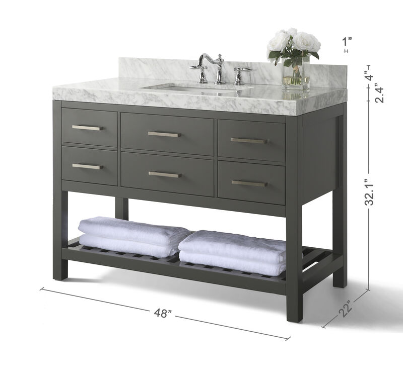 Elizabeth 48 in. Bath Vanity Set