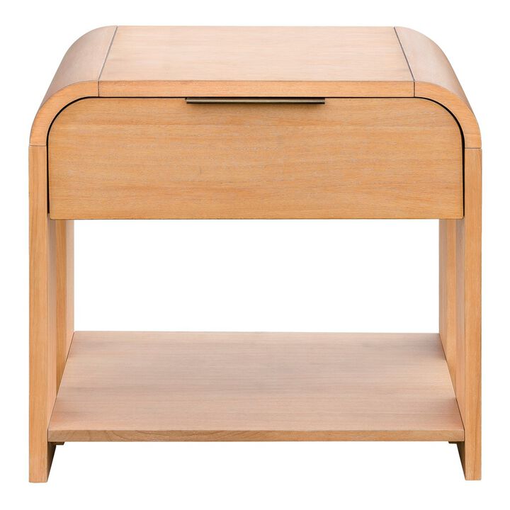 Gracie Mills Modern One Drawer Winddall Nightstand