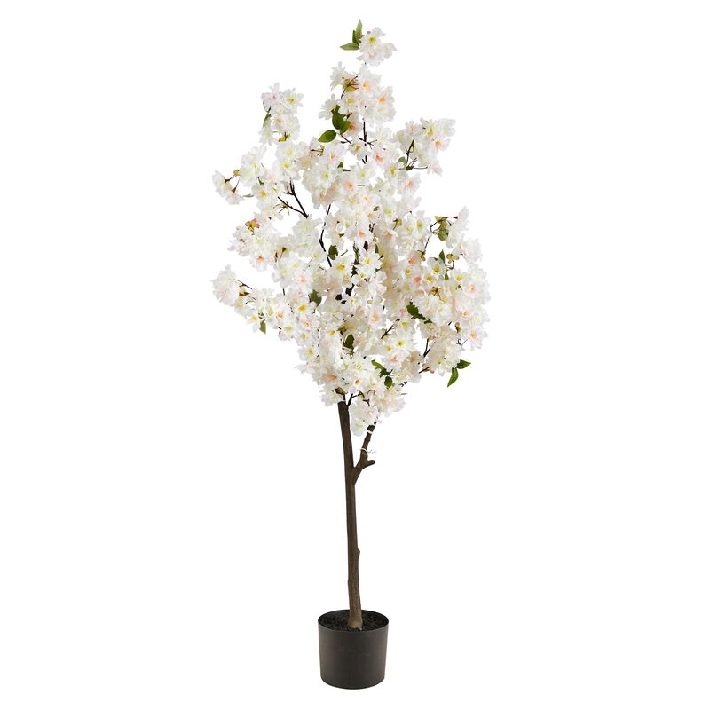 Hivvago 5 Feet Cherry Blossom Artificial Tree
