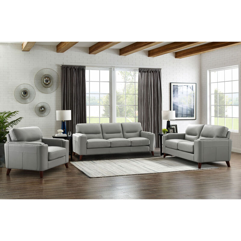 Elm Top Grain Leather Sofa