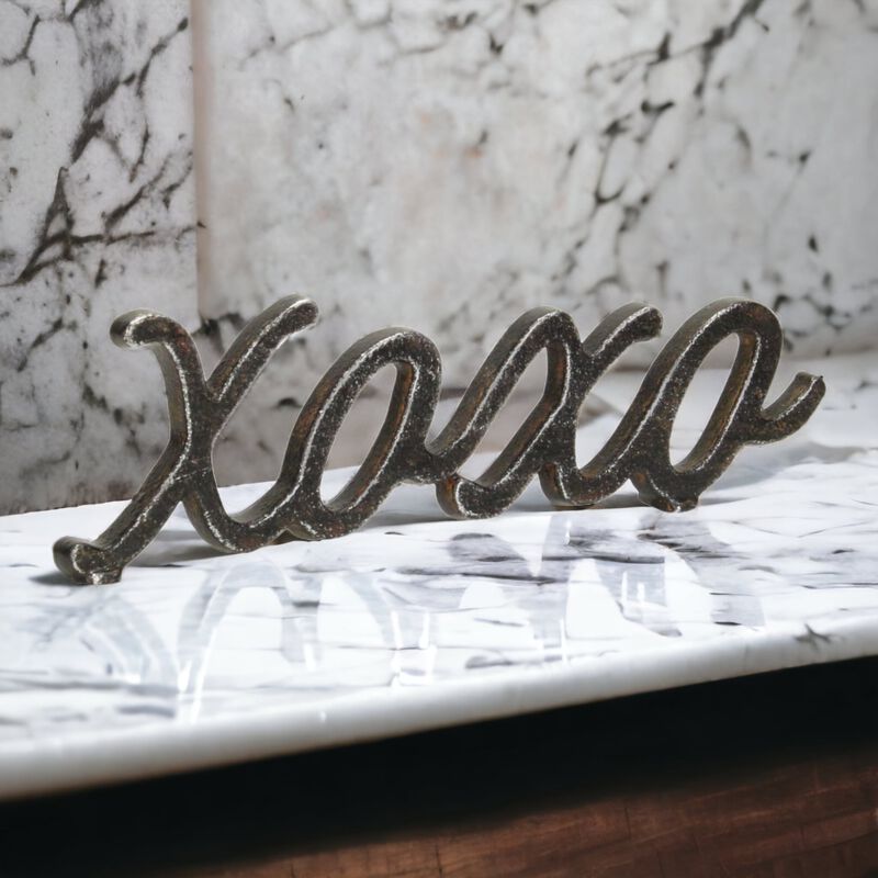 Milena Cast Iron Table Décor - XOXO