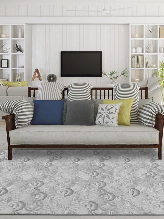 Seabreeze SZ2 Silver 8' x 10' Rug