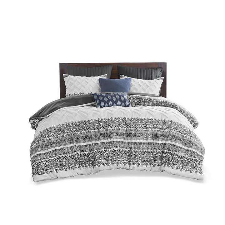Belen Kox 3 Piece Cotton Comforter Set with Chenille Tufting, Belen Kox