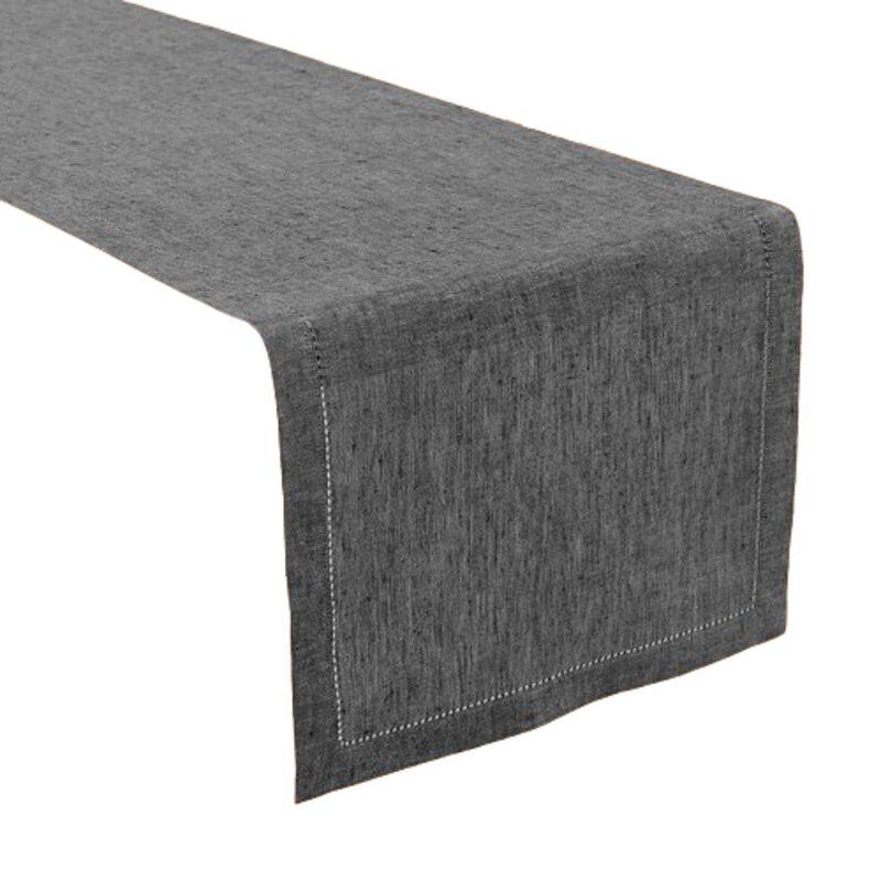 Solino Home 100% Pure Linen Table Runner 14 x 108 Inch | Milan