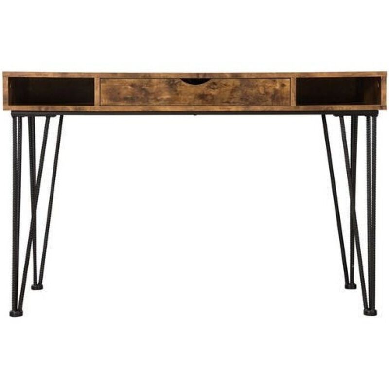 Hivvago Farmhouse Rustic Home Office 1 Drawer Writing Desk
