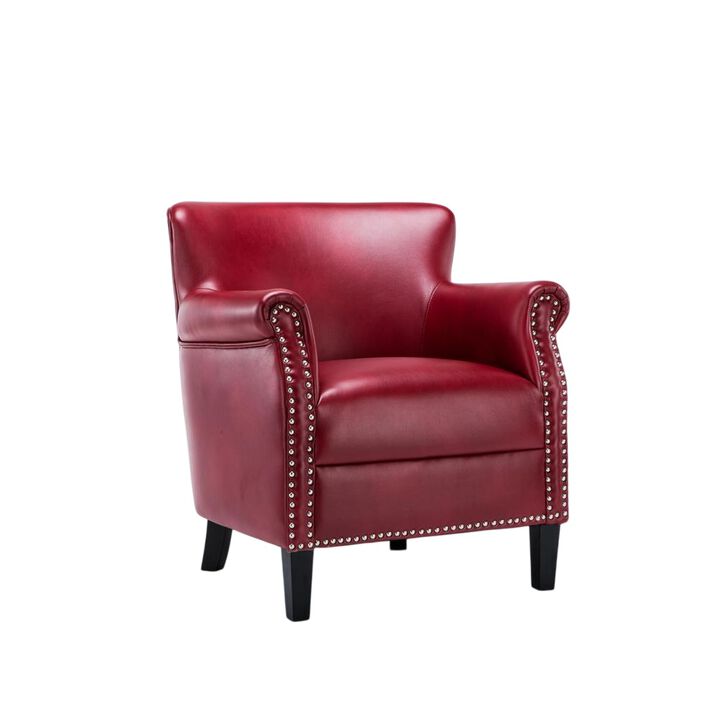 Comfort Pointe Holly Red Club Chair