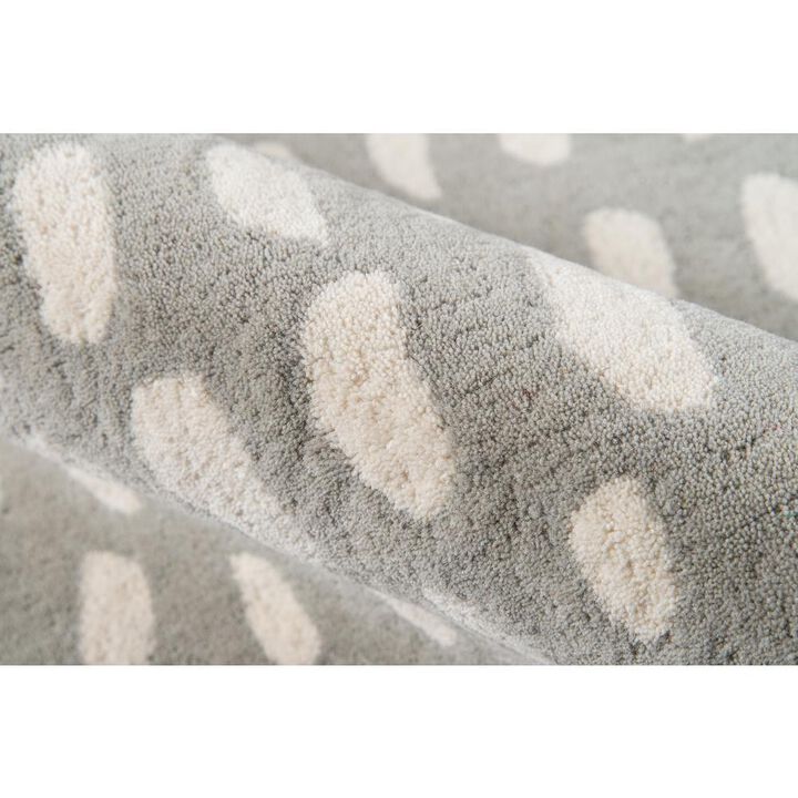 Novogratz Contemporary Rectangle Area Rug, Grey, 9' X 12'