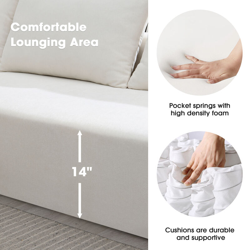 Merax Modular Sectional Living Room Sofa Set