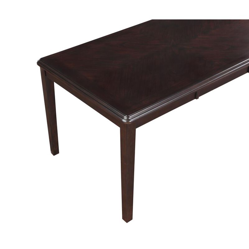 New Classic Furniture Gia 5-Piece 60 Wood Rectangular Dining Set with 4 Chairs in Ebony