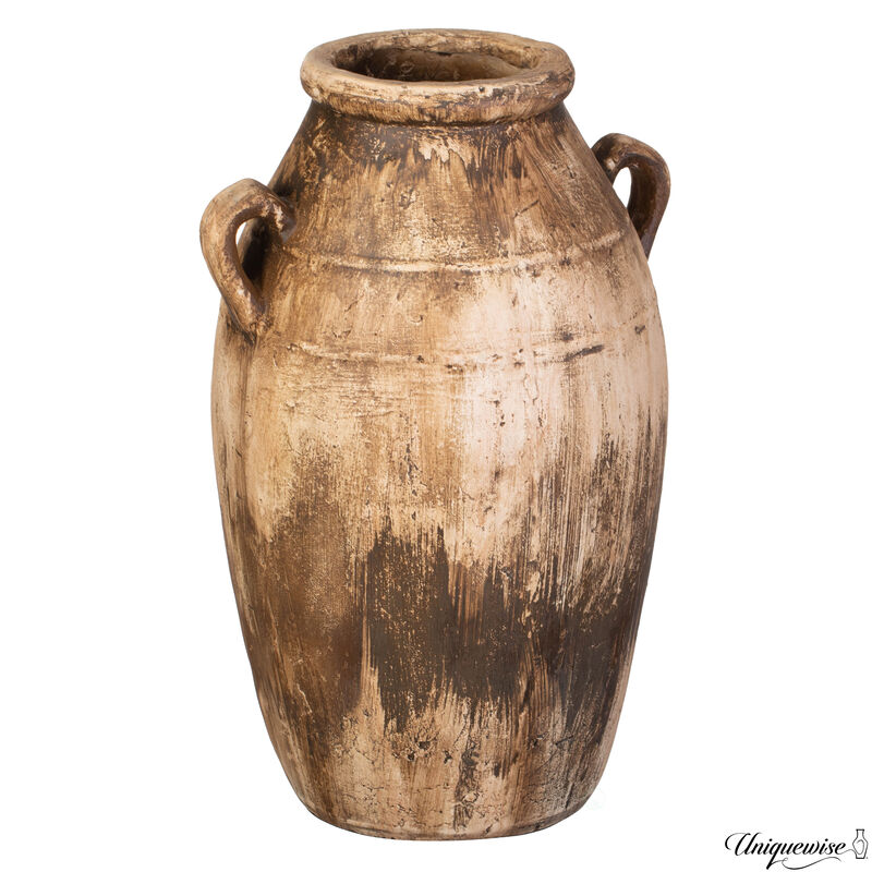 23-Inch Brown Tall Floor Vase