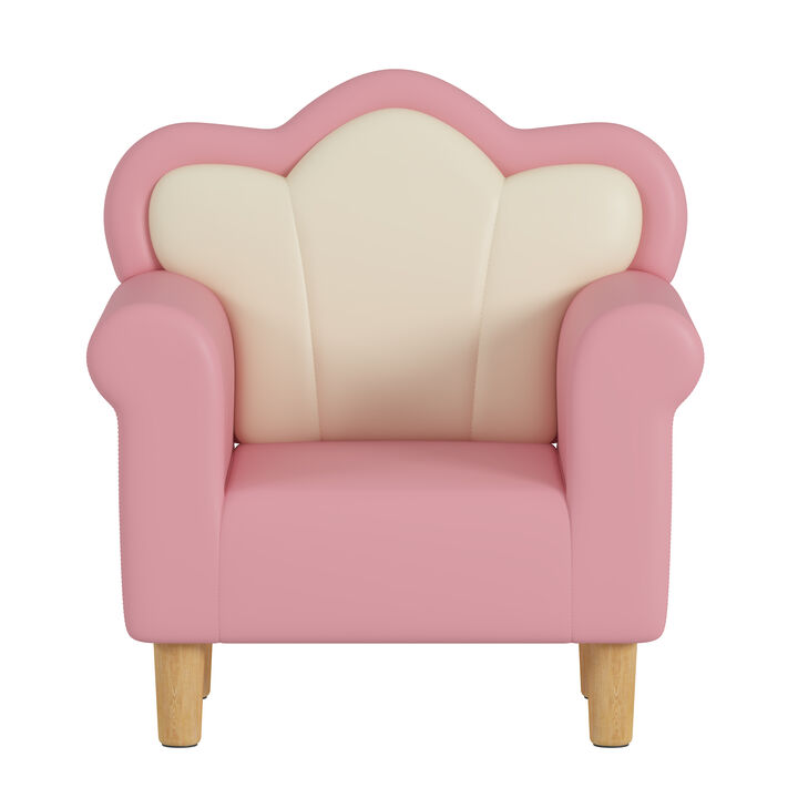 Merax PU Upholstered Princess Armchair Sofa