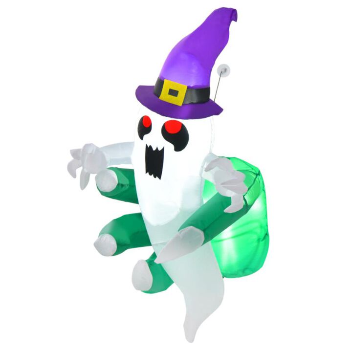 Hivvago 3.6 FT Halloween Inflatable Ghost Broke Out from Window
