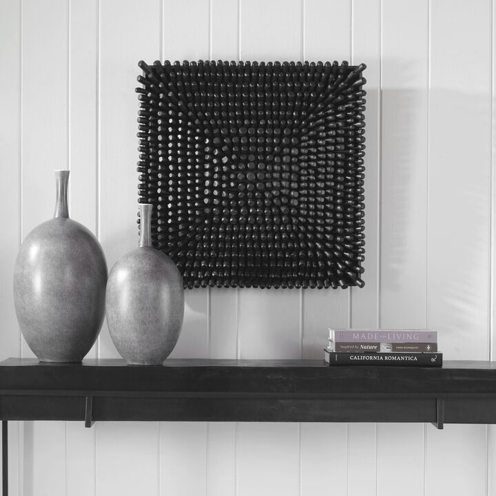 Portside Wood Wall Panel Black