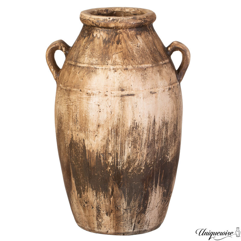 23-Inch Brown Tall Floor Vase